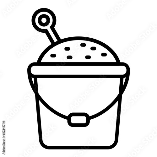 Sand Bucket Icon
