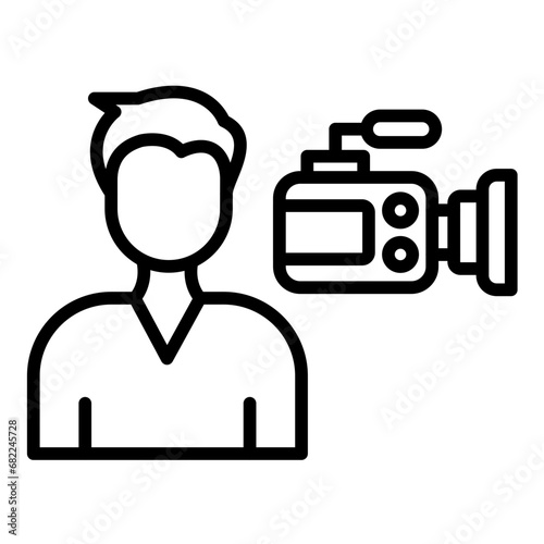 Camera Operator Icon