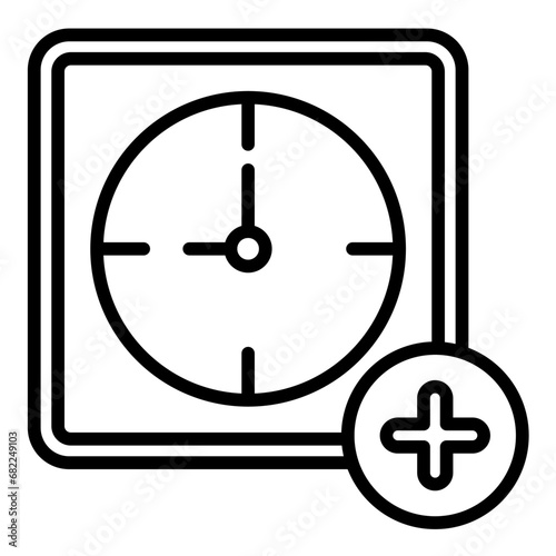 Medical Clock Icon