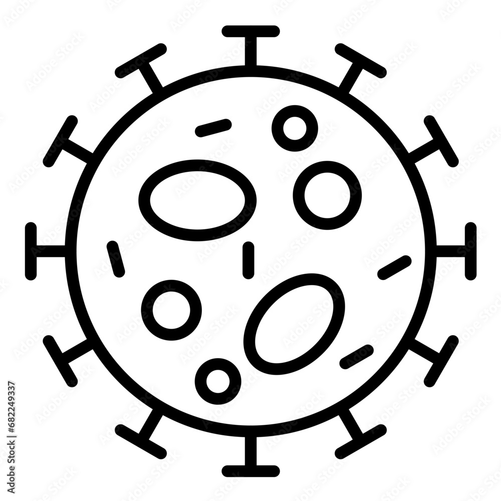 Obraz premium Virus Icon