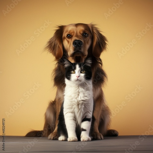 Unlikely Companions: A Dog and Cat Form an Unexpected Bond