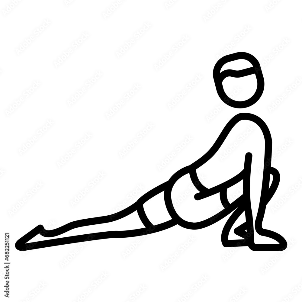 Low Lunge Right Icon