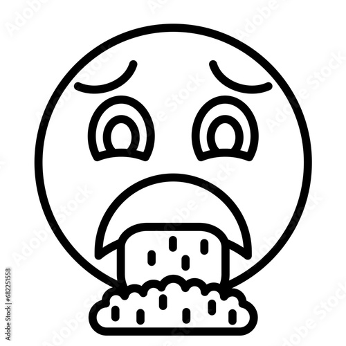 Face Vomiting Icon