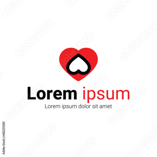 love and heart and spade logo.