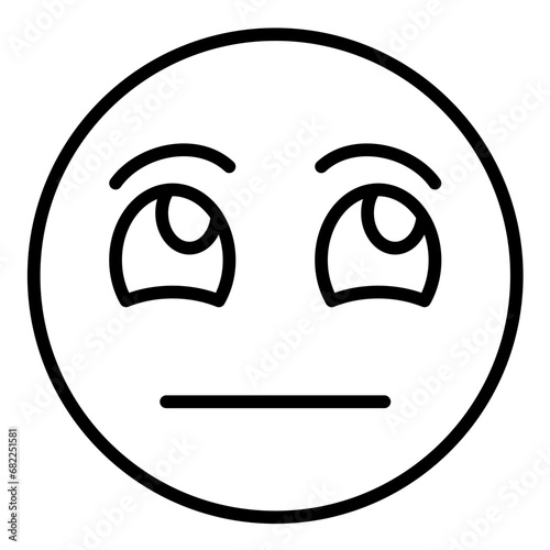 Face with Rolling Eyes Icon