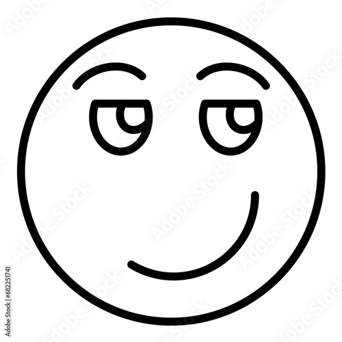 Smirking Face Icon