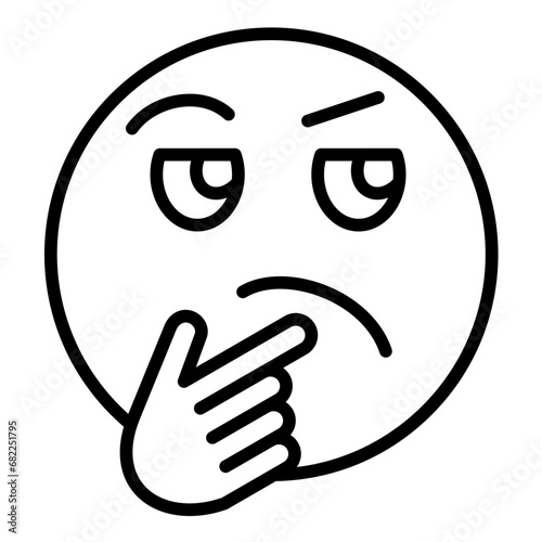 Thinking Face Icon