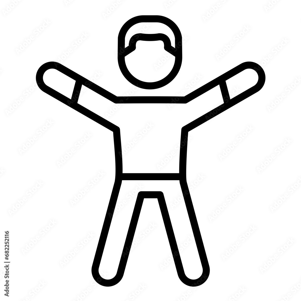 Jumping Jack Icon Jumping Jack Icon