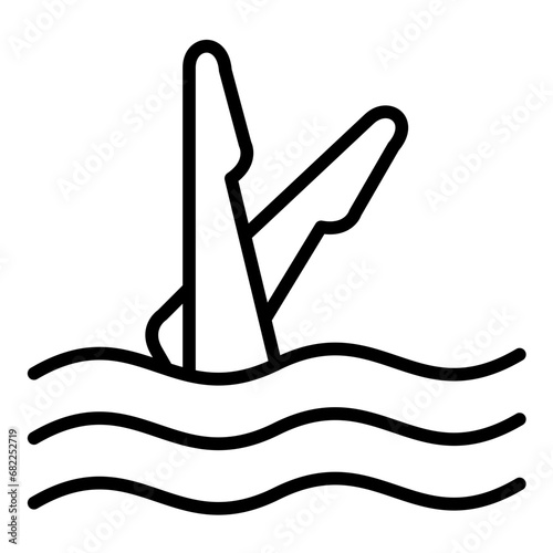 Synchronised Swimming Icon