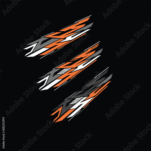 vector car wrap livery decal sticker design