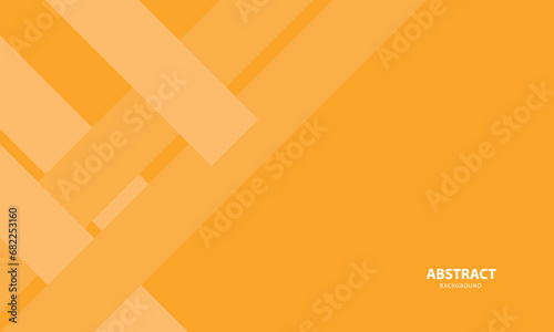 Orange background with abstract graphic elements for presentation background design.