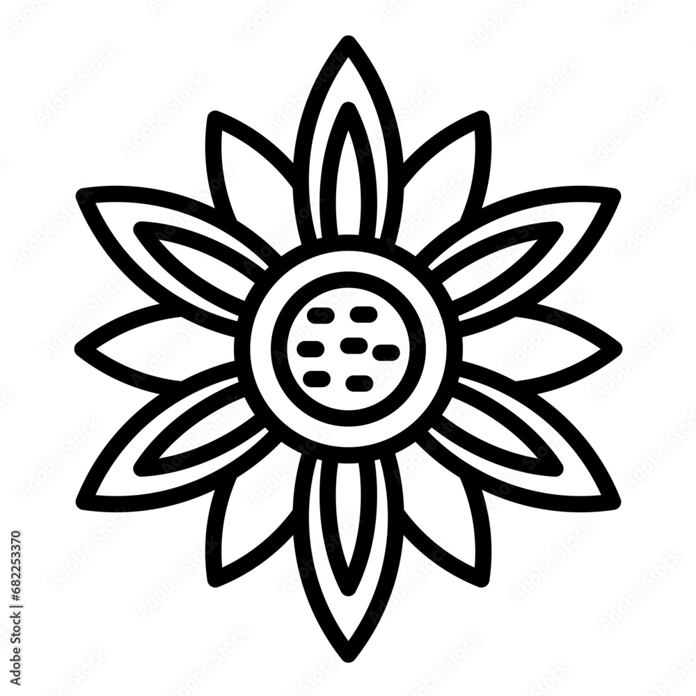 Sunflower Icon Sunflower Icon