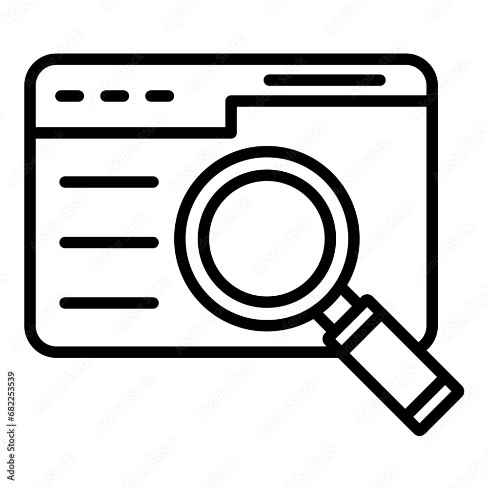 Website Search Icon Website Search Icon