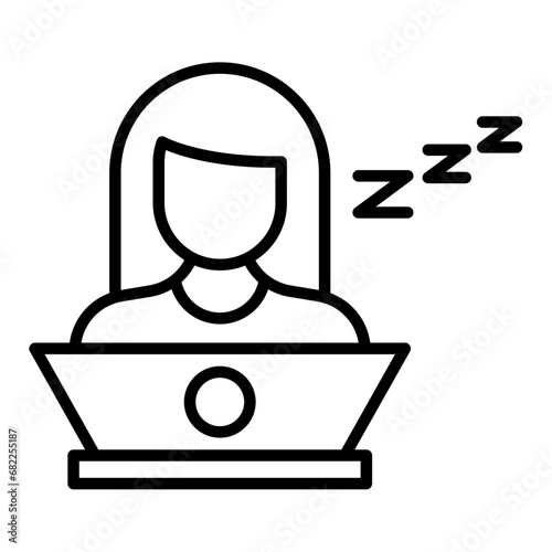 Lazy Work Icon