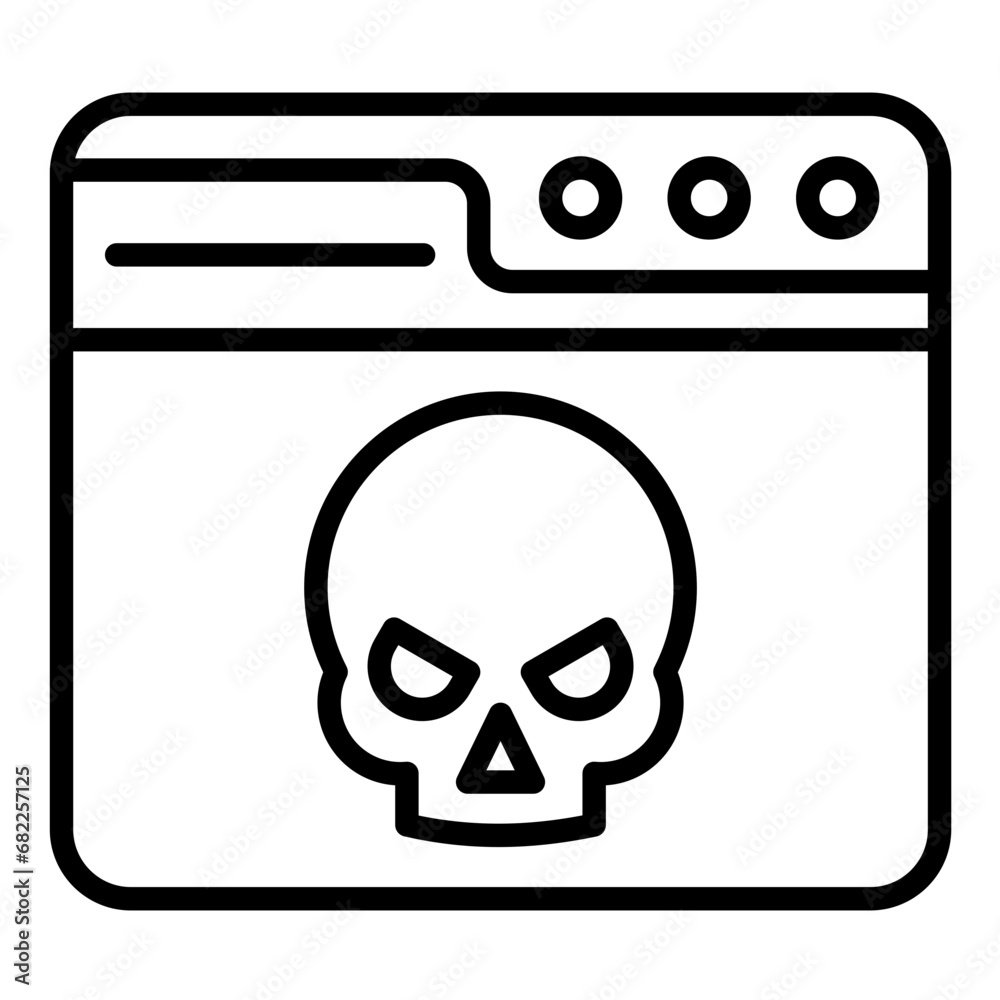 Website Hacked Icon
