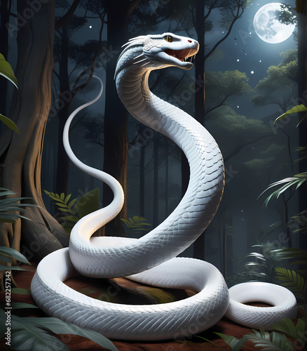 king of the white snake generative ai