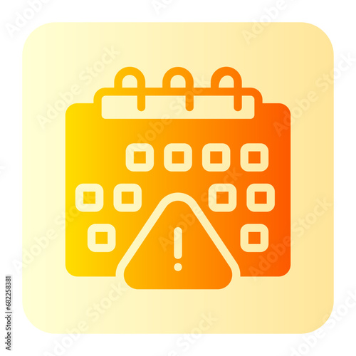 due date gradient icon