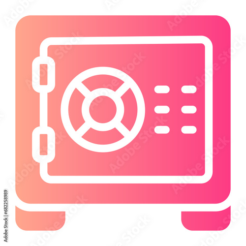 safe box gradient icon