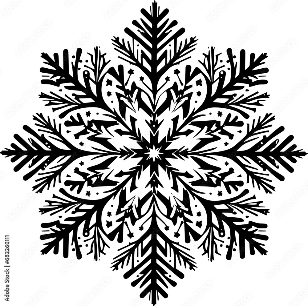Fototapeta premium Snowflake Vector 24