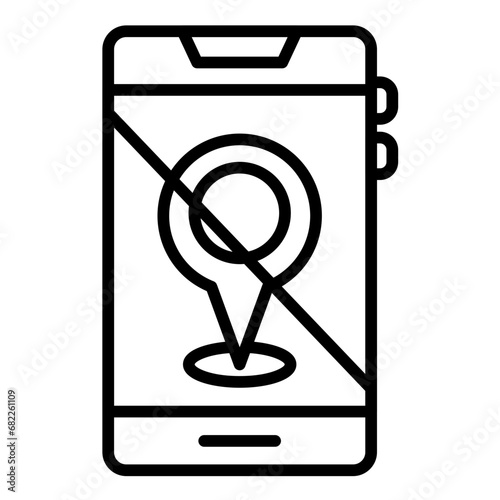 Location Disable Icon
