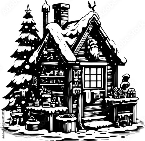 Santas Workshop Graphic
