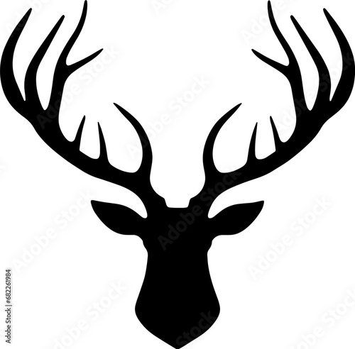 Reindeer Antlers Silhouette 2