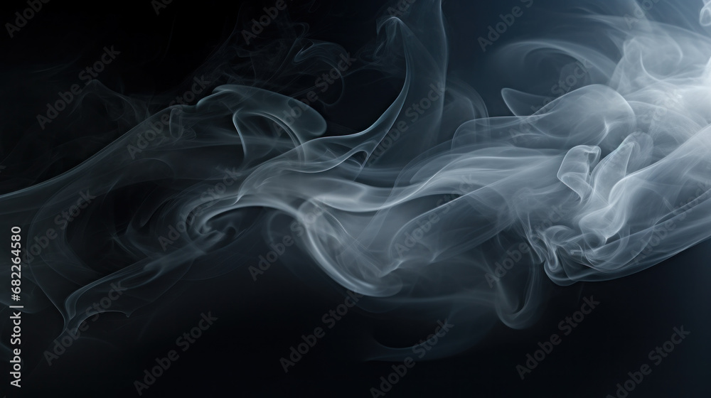 Smoke on dark background. Smoke on dark background.
