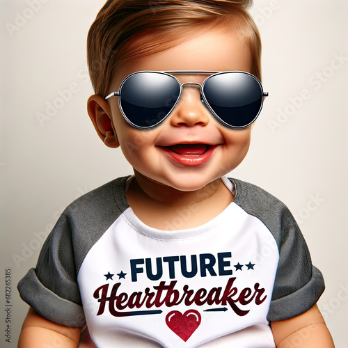 Future Heartbreaker Baby with Sunglasses photo