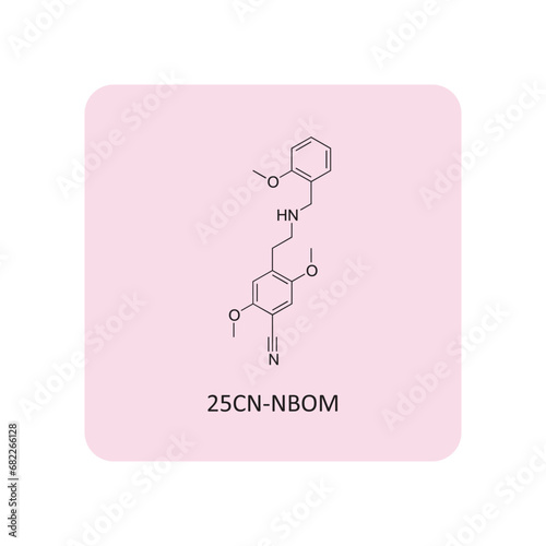 Molecular structure diagram of N-acetyl-α-neuraminic acid (Neu5Ac) - a sialic acid. yellow Scientific vector illustration.