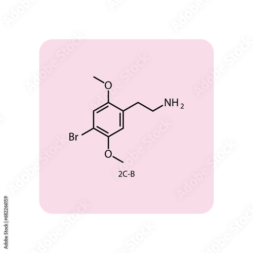 Molecular structure diagram of N-glycolyl-α-neuraminic acid (Neu5Gc) - a sialic acid. blue Scientific vector illustration.