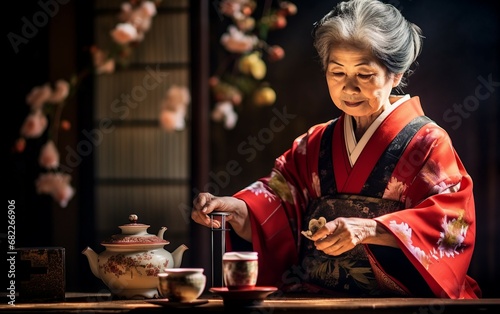 Senior Lady's Kimono Grace