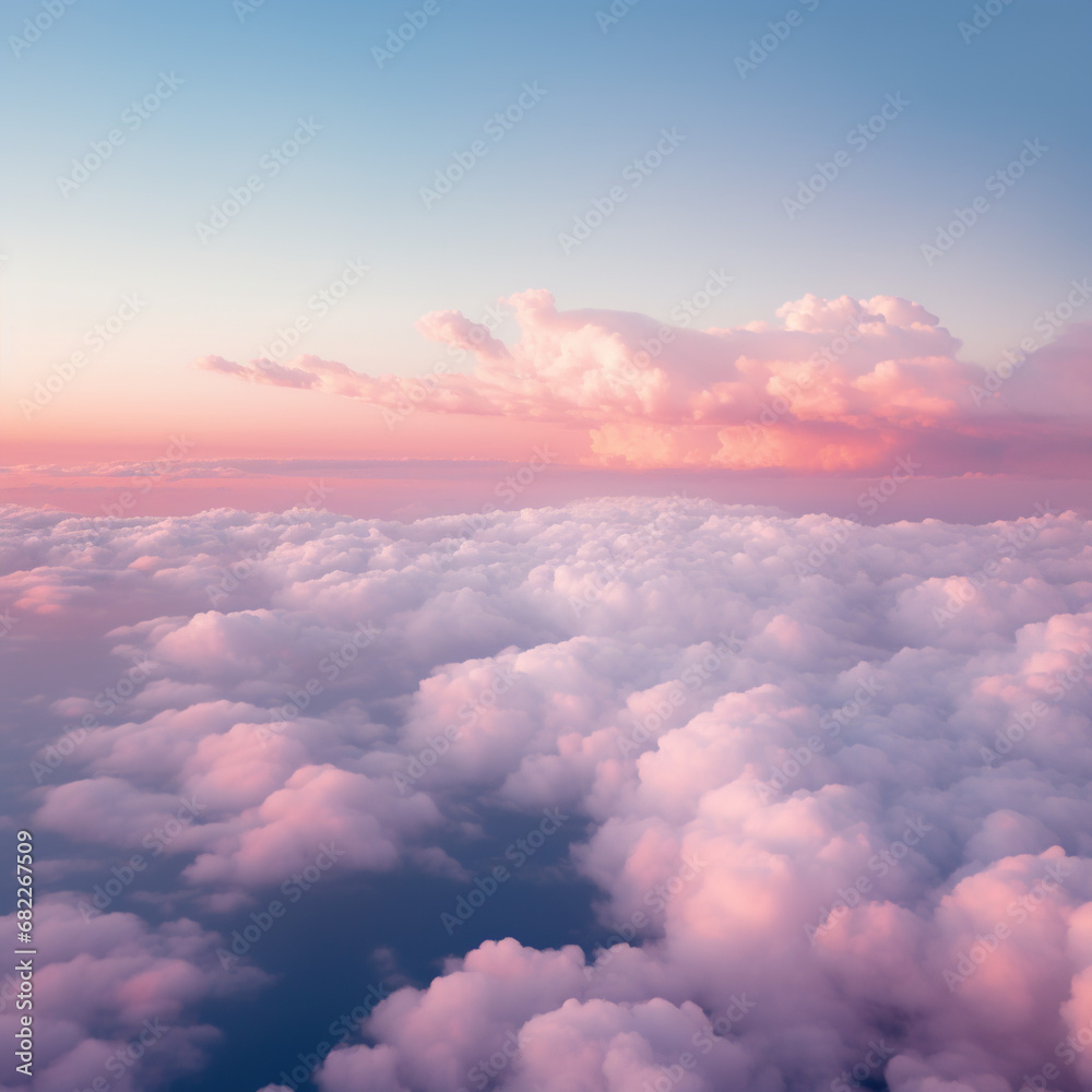 Clouds in the Sky at Sunset Clouds in the Sky at Sunset