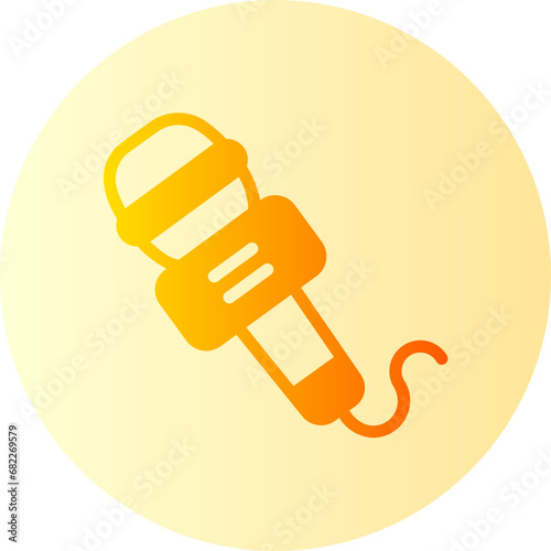 microphone gradient icon