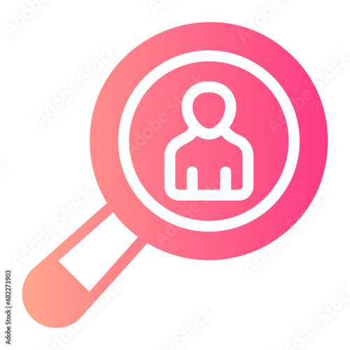 search gradient icon