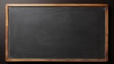 A clean slate chalkboard with no chalk marks on it  AI generated illustration