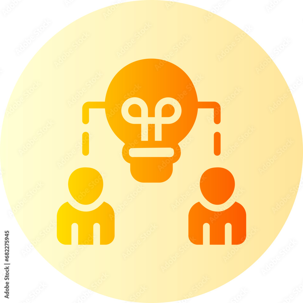 idea gradient icon idea gradient icon