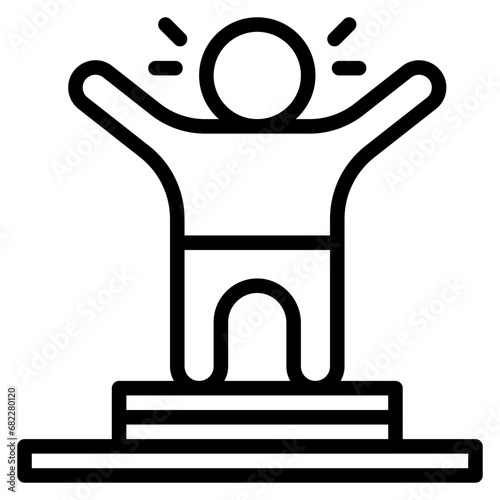 Confidence Line Icon
