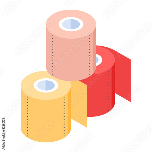 Barber Shop Interior Isometric Icon