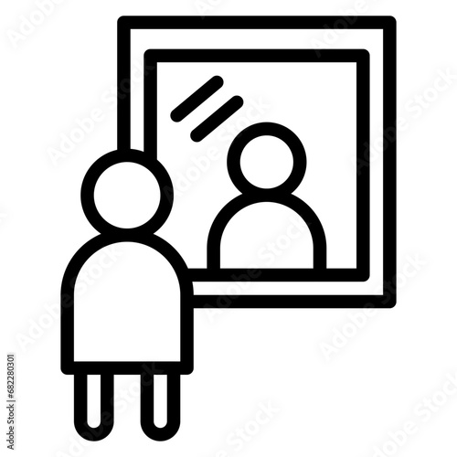 Self Awareness Line Icon
