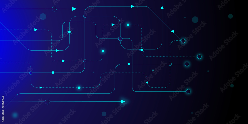 Vectors, Abstract digital geometric digital connecting dots and lines. Big data visualization and global communication technology. Network connection Vectors, Abstract digital geometric digital connecting dots and lines. Big data visualization and global communication technology. Network connection