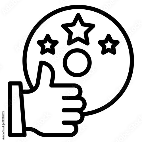 Excellence Line Icon