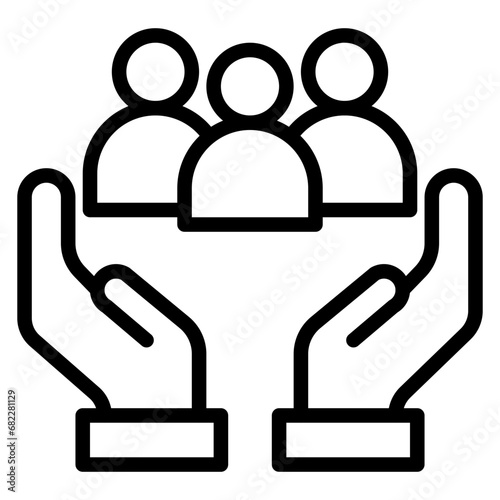 Inclusivity Line Icon