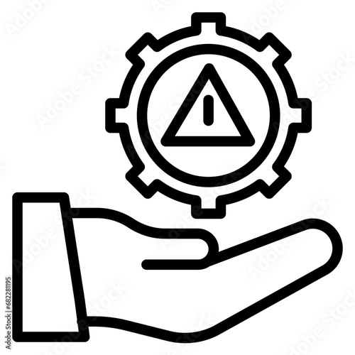 Risk Taking Line Icon