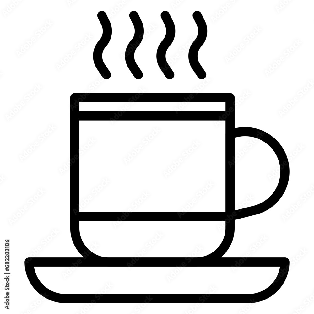 Espresso Cup Line Icon Espresso Cup Line Icon