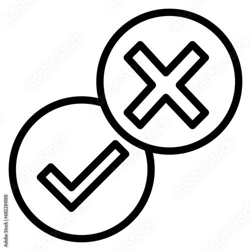 Deceitful Emblem Line Icon