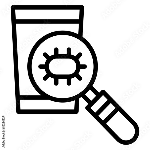 Contaminated Surfaces Line Icon