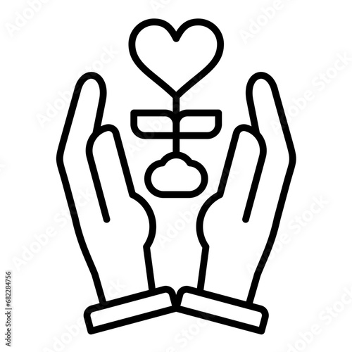 Healing Hope Line Icon