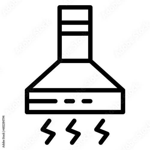 Fume Hood Line Icon