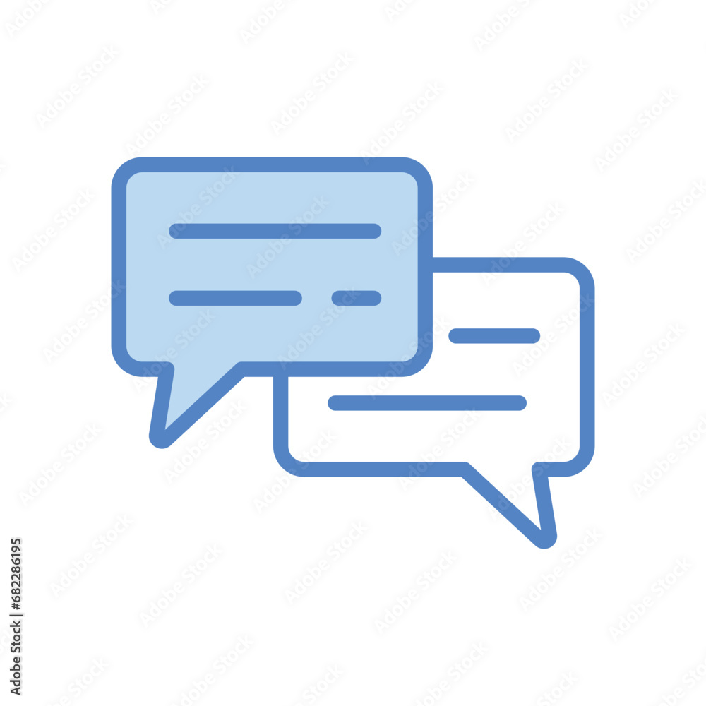 Online Chat icon isolate white background vector stock illustration. Online Chat icon isolate white background vector stock illustration.