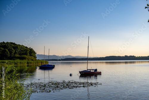 Abendstimmung am Simssee bei Bad Endorf